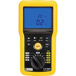 Chauvin Arnoux P01140824 C.A 6524 Insulation Tester 50-1000 V 200 G&#x3A9;