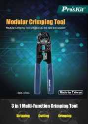 Zaciskarka złączy modularnych RJ-45 8P8C / RJ45 profilowany uchwyt 808-376C