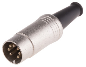 Wtyk Din 7 -pinowe Męski Montaż na kablu