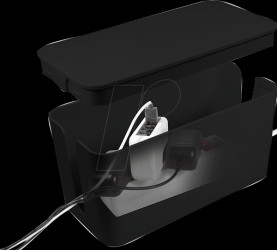 KAB0060 Cable box, 235 x 115 x 120 mm, black