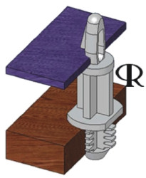 Podkładka dystansowa płytek PCB 6.4mm Nylonowe Element dystansowy do otworu nieprzelotowego otwór w PCB: 4mm
