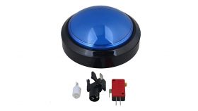 Duży podświetlany przycisk w kolorze niebieskim