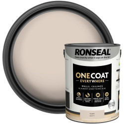 Ronseal KCB.7015103.22604.81 OneCoat EverywhereIndoor Clay Matt 5l