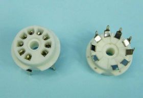 PODSTAWKA 9-PIN NOVAL PCB CERAMIC