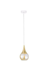 Lampa wisząca nowoczesna 1xE27 LACRIMA WHITE