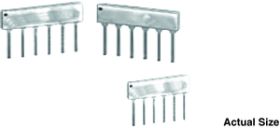 CS Ceramic Sandwich, Single-In-Line Thin Film Resistor, Through Hole Network (Low Profile 0.20 Custom)