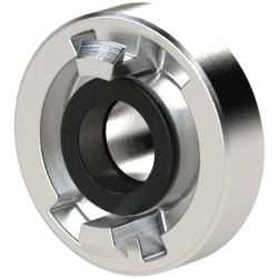 Storz fixed coupling, 16 bar, aluminum, for hose, 108202