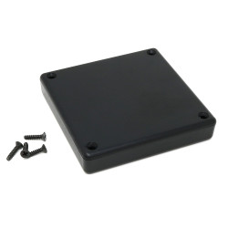 Hammond 80x80x15mm ABS Multi-Purpose Enclosure (1551XXBK) [Discontinued]