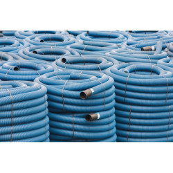 Arot rura karbowana dwuścienna 110 niebieska 50m Atus