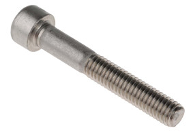 Śruba imbusowa M6 długość 40mm Nakrętka, gniazdo sześciokątne Stal nierdzewna RS PRO