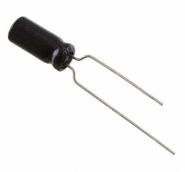 Kondensator 220μF 6.3V dc Radialny, Otwór przelotowy Panasonic roztaw: 2mm 5 (Dia.) x 11mm
