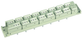 Female connector, type H15, 15 pole, z-d, pitch 10.16 mm, solder pin, straight, silver-plated, 09062152831