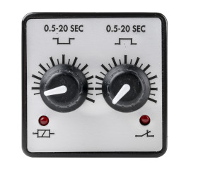 Timer Relay Wciskane 240V ac DPDT 2-stykowy Tempatron DPDT 0.5 → 20s jednofunkcyjny