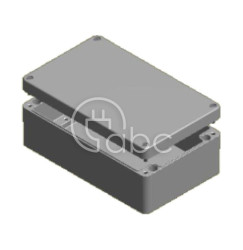 Obudowa 260x160x90 mm, aluminium malowane proszkowo, MBA 261690 (0101102600)