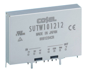 Przetwornica DC-DC, 10.5W, Uwe 36 → 76 V DC, Uwy ±15V dc, Iwy 350mA, Cosel
