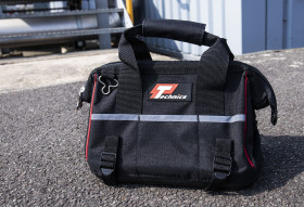 Torba narzędziowa Technics typ torby Torba ze sztywnym dnem długość 300mm Poliester Podwójny zamek błyskawiczny