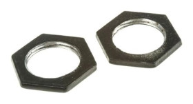 Nakrętka do dławnic kablowych, M20, kolor: Czarny, materiał: Stal, RS PRO