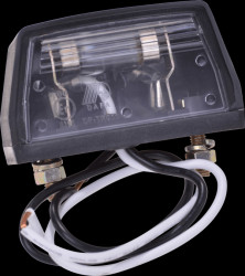 Trailer - license plate light, 12 V, incl. 5 W bulb