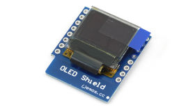 Wyświetlacz OLED 0.66" I2C dedykowany do Wemos D1 mini