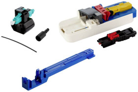 Metz Connect 1509MAJO002C-F OpDAT FAST™ Kit LC PC OM3/OM4 Zestaw złączy OpDAT biały, niebieski