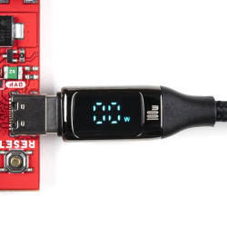 Sparkfun Fast Charging USB C to C Cable with LCD - 6.5ft (100W)