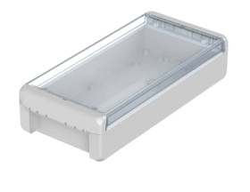 PC enclosure, (L x W x H) 271 x 125 x 60 mm, light gray (RAL 7035), IP66, 96026225