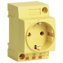 L&#xFC;tze 680025 L&#xFC;tze Plug Socket ST-3/S Push In GE Yellow 5 Pieces