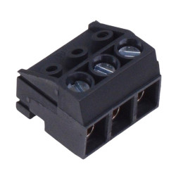 3-Way 5.00mm Pin Strip Pluggable Terminal Block Grey 8A 300V