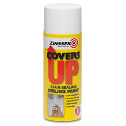 Zinsser ZN7150001E8 CoversUp&#x2122; Aerosol White 400ml