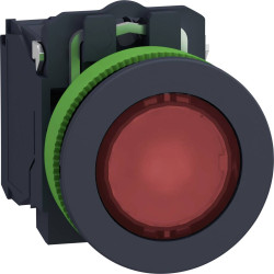 Schneider Electric XB5FW34M5 Przycisk podświetlany resetowalny 600 V 3 A 1 NO, 1 NC IP66, IP67, IP69, IP69K 1 szt.
