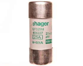 Bezpiecznik cylindryczny 22x58 aM 25A LF525M