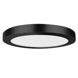 Okrągły czarny plafon YORK LED neutralna barwa światła do kuchni LP-330/1C 4BK Light Prestige