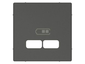 MERTEN Płytka czołowa gniazda ładowarki USB antracyt MTN4367-0414 SCHNEIDER ELECTRIC