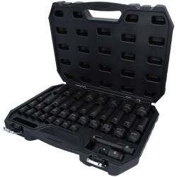 KS Tools 515.0065 1/2&quot; Hexagon Impact Socket Set, 40 Pcs