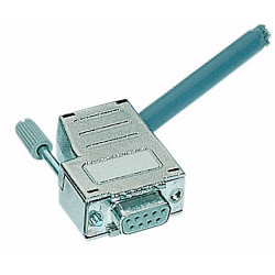 Harting 09 67 015 0435 D-SUB Housing 15 Pins, Plastic, Metallised, Silver