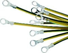 Przewód uziemiający 25mm2 350mm NSYEL3525D8 /opak.=10szt./