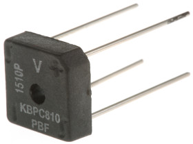 Mostek prostowniczy Jednofazowy 8A 1000V Połączenie silikonowe D 72