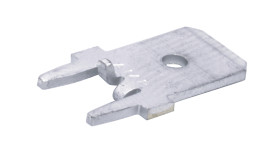 Konektor płaski Męski 6.35 x 0.84mm długość 14.02mm Izolacja: Nieizolowane Cyna na niklu na miedzi