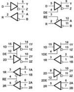 Single full-duplex LVDS transceiver | D | 8 | -40 to 85