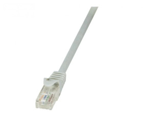 LogiLink Patchcord U/UTP szary kat.6 PVC 1,0m.