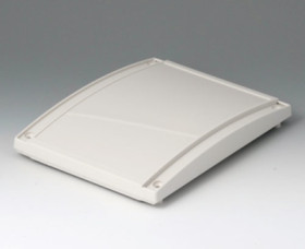 Cover, M, convex, closed, ABS, (W x H x D) 168 x 29 x 220 mm, white, for DATEC-TERMINAL M, basic enclosure version I, II, III, B