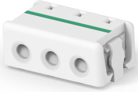 Connector, 3 pole, pitch 0.16 mm, straight, natural, 2-2106003-3