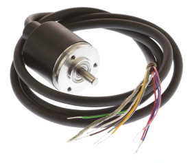Enkoder przyrostowy optyczny RS422, TTL 500 średnica wału 5mm Baumer 5 V dc 12000rpm