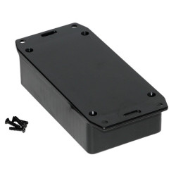1591BSFLBK Hammond Multipurpose Black GPABS Enclosure Flanged Lid 112 x 62 x 31mm