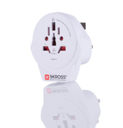 Adapter podróżny kraj 1 Australia, Chiny, Europa, Włochy, Japonia, Szwajcaria, Wielka Brytania, USA kraj 2 UK