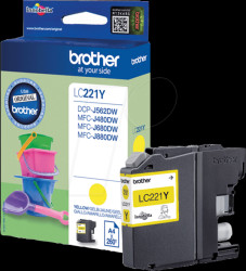 LC221Y Brother LC221 yellow ink - original