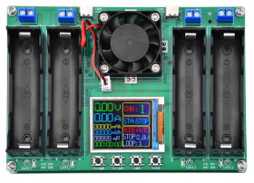 TESTER POJEMNOŚCI AKUMULATORÓW WRAZ Z ŁADOWARKĄ GXHF0107-001 4x18650 NOWA WERSJA (MIER-50004)