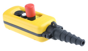 Kaseta sterownicza podwieszana, 2 NO + 3 NC, Powolne hamowanie, 10A, 600V, Śruba