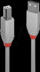 36684 USB 2.0 cable, A connector to B connector, 3.0 m