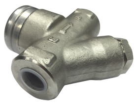 Oddzielacz skroplin, BSP żeńskie 1 cal, orientacja: Pozioma, maks. ciśnienie: 42 bary, Żeńskie